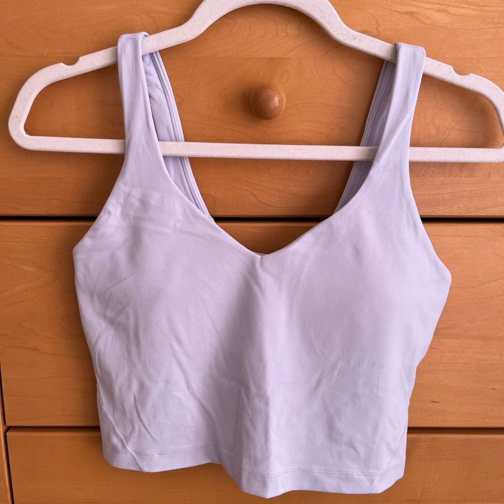 Lululemon Athletica White Tank Top